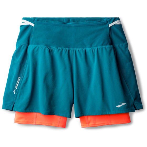 Brooks High Point 3" 2-in-1 Short 2.0 Dames