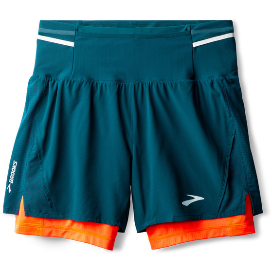 Brooks High Point 5" 2-in-1 Short 2.0 Heren