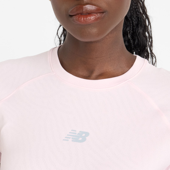 New Balance Jacquard T-Shirt Dames