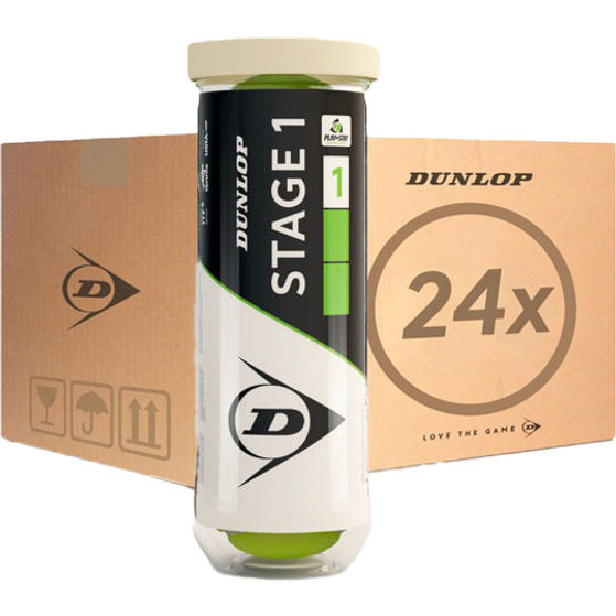 Dunlop Stage 1 Groen/Geel 24x3st. (6 Dozijn)