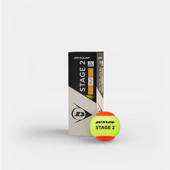 Dunlop Stage 2 Orange/Gelb 3 Stk.