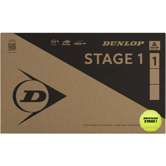 Dunlop Stage 1 Grün - Bucket 72Stk. Grün/Gelb