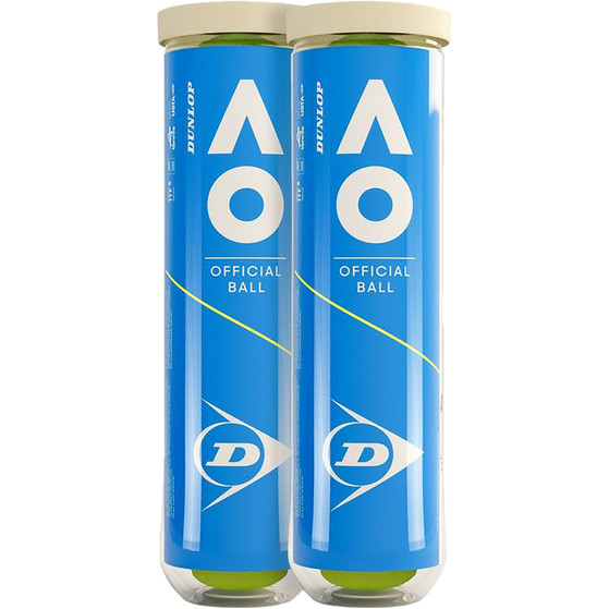 Dunlop Australian Open 2x4 Stk. Bi-Pack