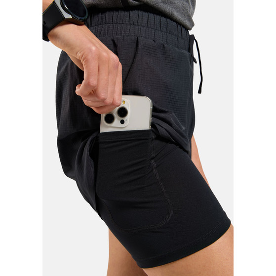 Odlo Zeroweight Shirt 2in1 Short Set Dames