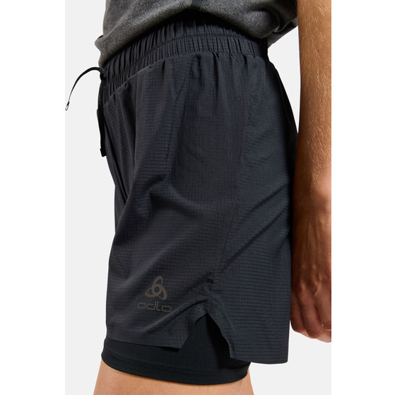 Odlo Zeroweight Shirt 2in1 Short Set Dames