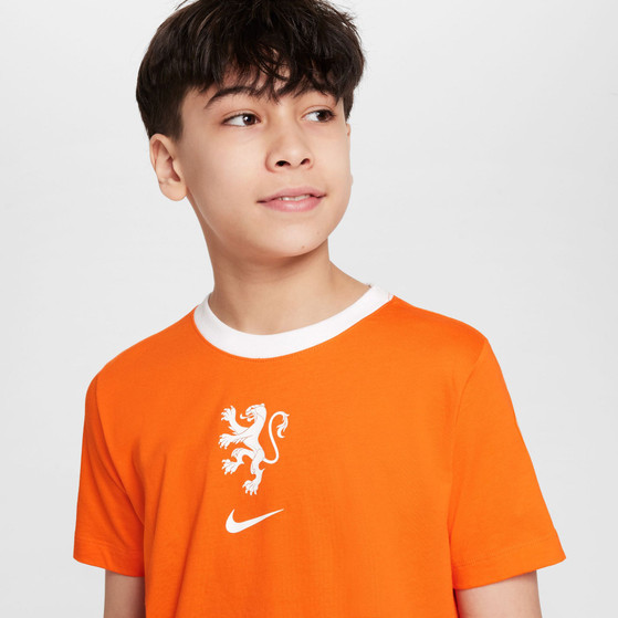 Voetbal Oranje Leeuwinnen Tenue Kind Nike Nederland Crest Tee