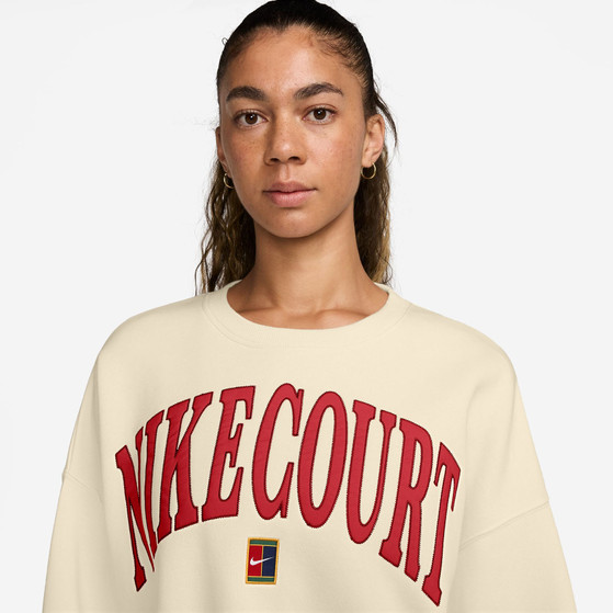 Nike Court Heritage Oversized Fleece Crewneck