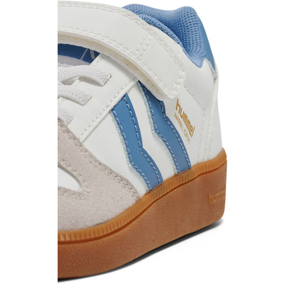 Hummel Handball Perfekt SP Kids Blanc Bleu chaussure Hummel Handball Perfekt SP Kids Blanc Bleu – Image 4