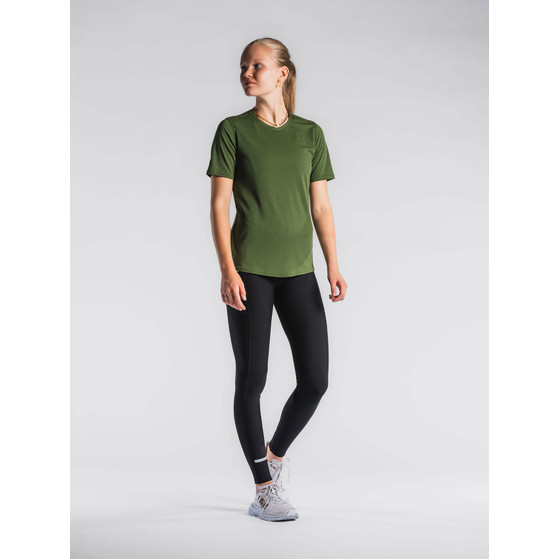 Fusion Run Shirt kurze Leggings Set Damen