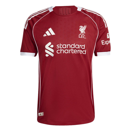 adidas Liverpool Authentic Home Shirt 2025/2026