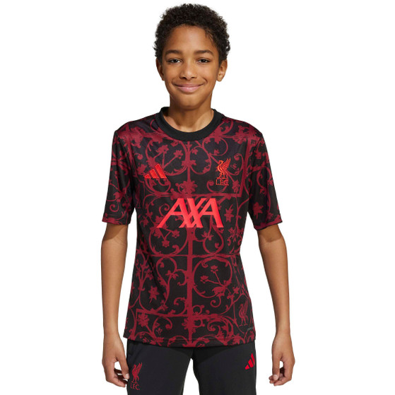 adidas Liverpool Pre-Match Shirt Kids 2025/2026