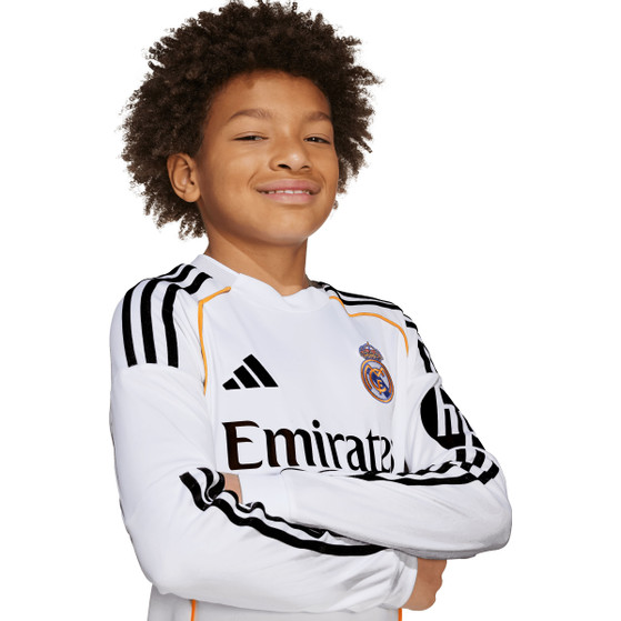 adidas Real Madrid Thuis Shirt Longsleeve Kids