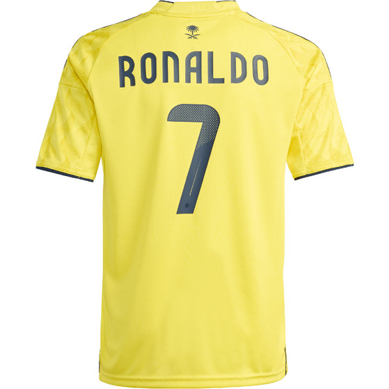 adidas Al Nassr Ronaldo Home Shirt Kids