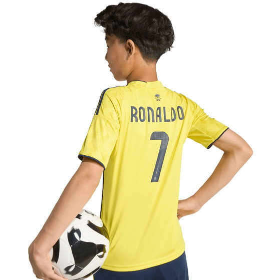 adidas Al Nassr Ronaldo Home Shirt Kids