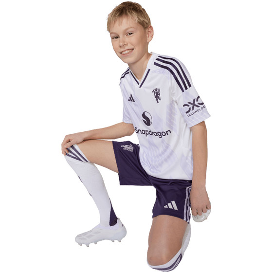 adidas Manchester United Auswärts Outfit Kinder 2025/2026
