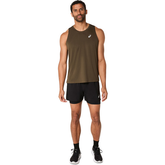 ASICS Singlet Short 5'' Set Heren
