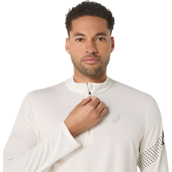ASICS Icon Half-Zip Longsleeve T-shirt Heren