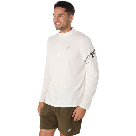 ASICS Icon Half-Zip Longsleeve T-shirt Heren