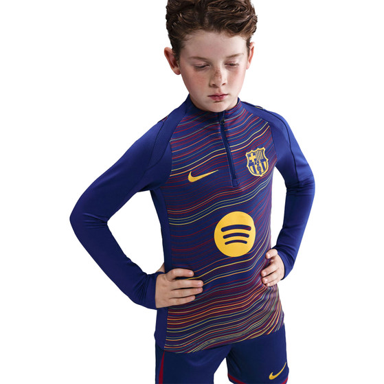 Nike FC Barcelona Pre-Match Strike Drill Top Kids