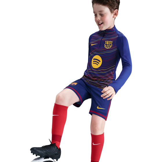 Nike FC Barcelona Pre-Match Strike Drill Top Kids