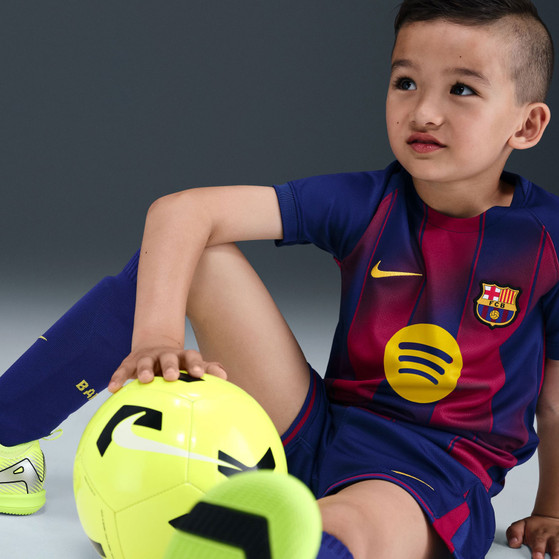 Nike FC Barcelona Thuis Tenue Little Kids