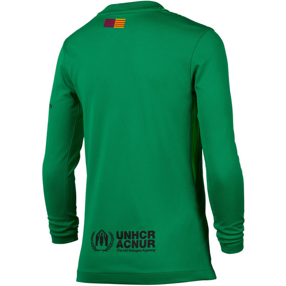 Nike FC Barcelona Home Goalkeeper Shirt Kids