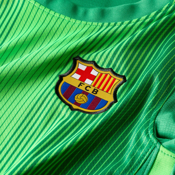 Nike FC Barcelona Home Goalkeeper Shirt Kids