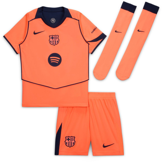Nike FC Barcelona 3. Outfit Kleine Kinder