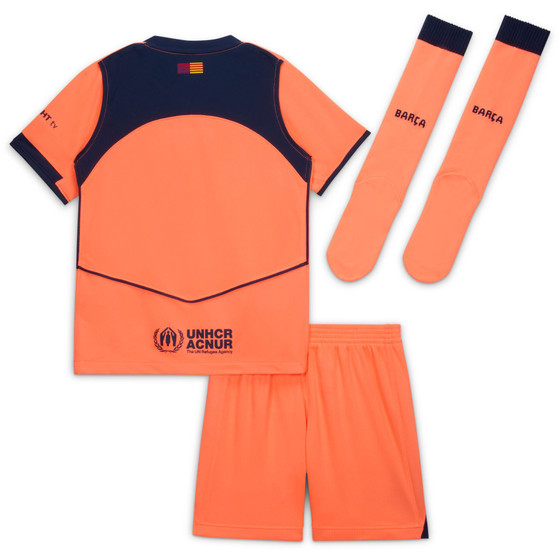 Nike FC Barcelona 3. Outfit Kleine Kinder