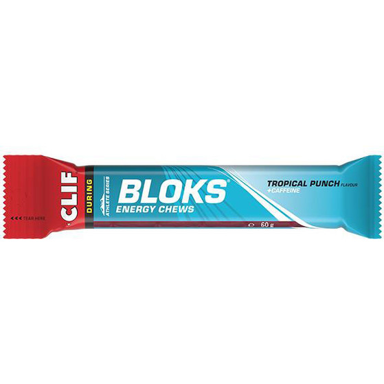 Clif® Blok Energy Chew Tropical Punch (18 stuks)