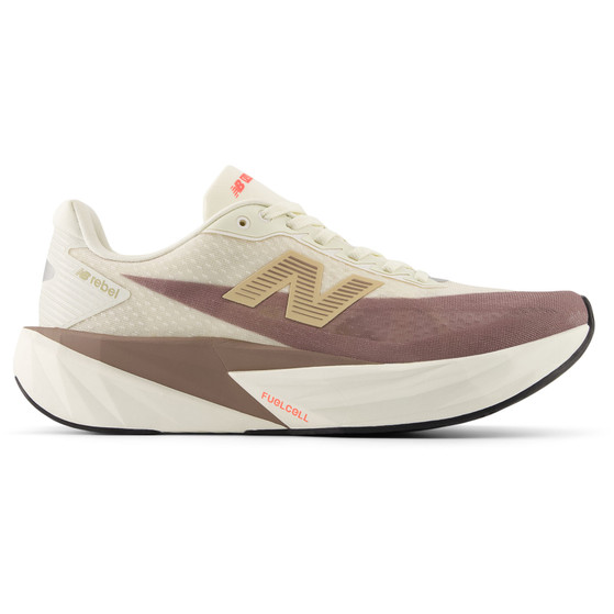 New Balance Fuelcell Rebel v5 Femme Blanc Purple chaussure New Balance Fuelcell Rebel v5 Femme Blanc Purple – Image 2
