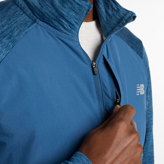 New Balance Athletics Heat Grid 1/2 Zip Heren