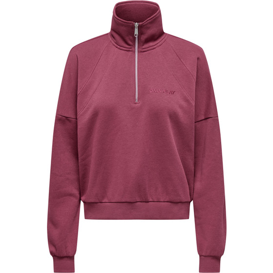 Only Play Alena Life High Neck Zip Brush Sweat