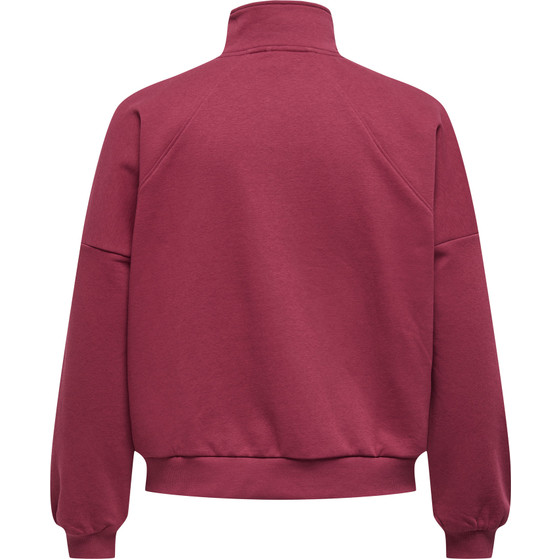 Only Play Alena High Neck Zip Sweat Curvy