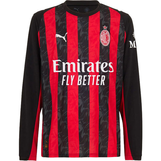 Puma AC Milan Home Shirt Longsleeve 2025/2026