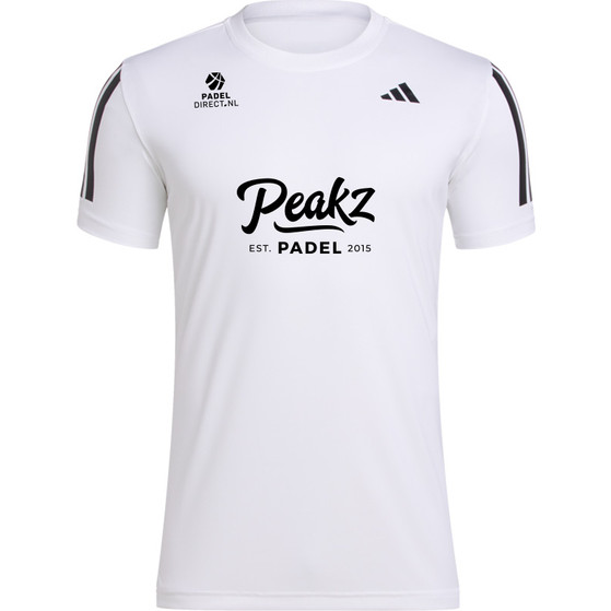 adidas Club 3 Stripes Tee Peakz Padel