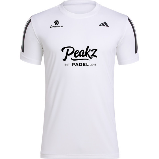 Adidas Club 3 Stripes Tee Peakz Padel