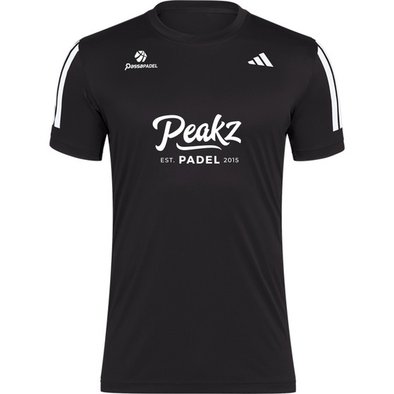 Adidas Club 3 Stripes Tee Peakz Padel