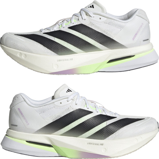 adidas Adizero Boston 13 Femme Blanc Noir chaussure adidas Adizero Boston 13 Femme Blanc Noir – Image 6