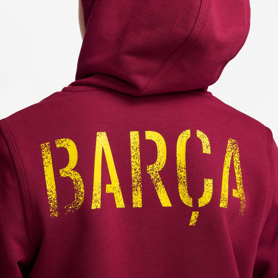 Nike FC Barcelona Club Fleece Full-Zip Hoody Kids