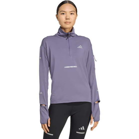 adidas adi365 Long Sleeve Half-Zip Dames