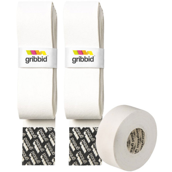 Gribbid Bundel 2-Pack Grip & Tape Wit