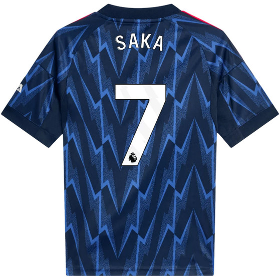 adidas Arsenal Away Kit Saka 7 Kids