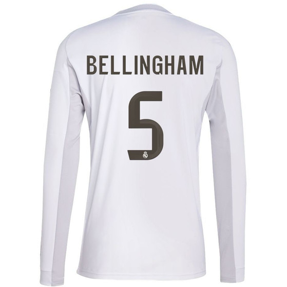 adidas Real Madrid Thuis Shirt Lang Bellingham 5