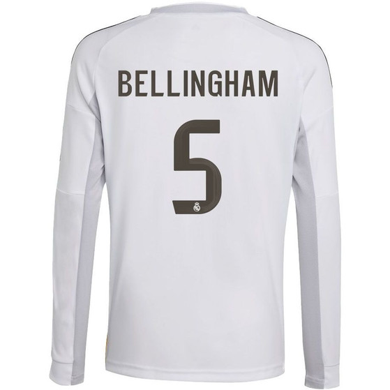adidas Real Madrid Thuis Lang Bellingham Kids