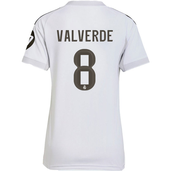adidas Real Madrid Thuis Shirt Valverde 8 Dames
