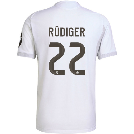 adidas Real Madrid Authentic Thuis Shirt Rüdiger