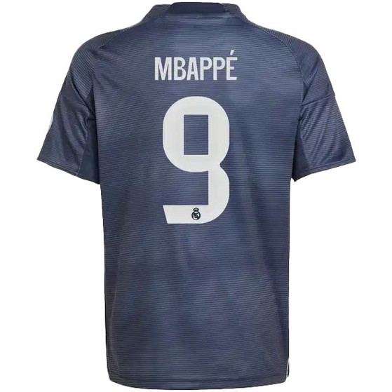 adidas Real Madrid Uit Shirt Mbappé 9 Kids