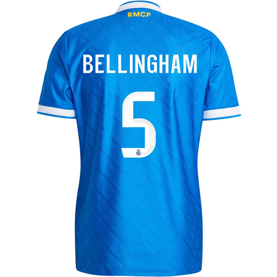 adidas Real Madrid Authentic 3rd Shirt Bellingham