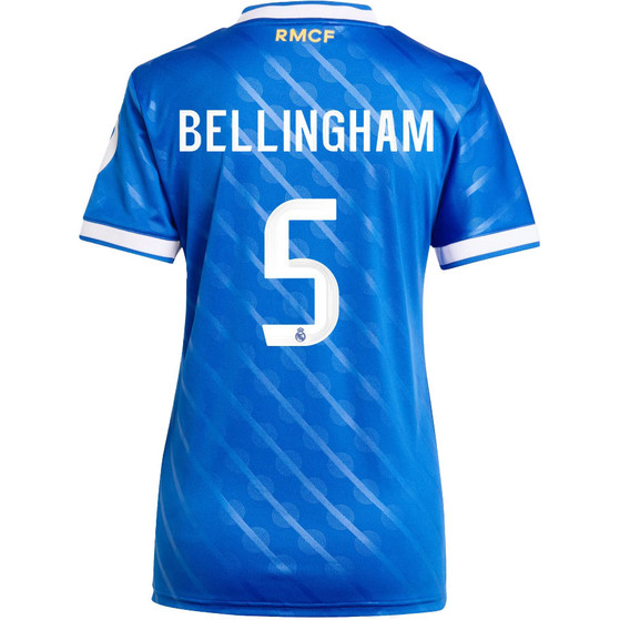 adidas Real Madrid 3rd Shirt Bellingham 5 Dames